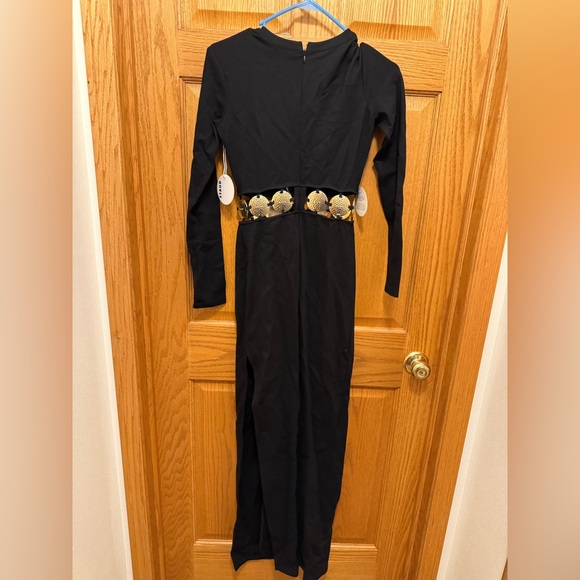 NWT STAUD Delphine Dress Black 2 - Picture 4 of 4